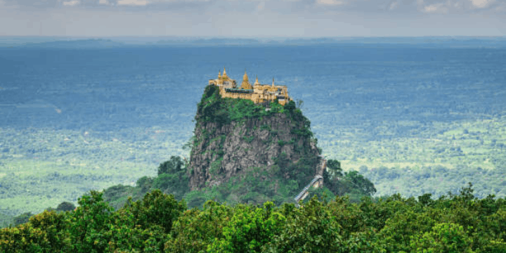 Pemandangan dari Puncak, Hamparan Hijau dan Cakrawala Bagan