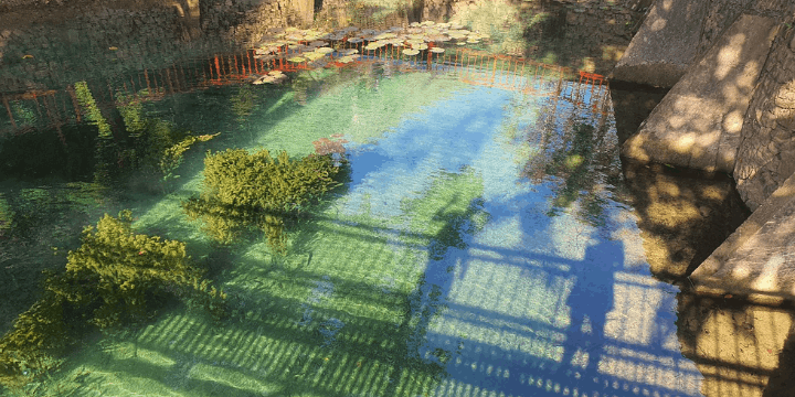 Mata Air Kristal di Kaki Gua Tham Chang Cave